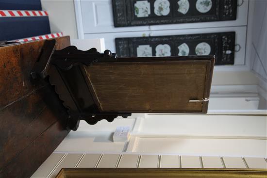 A Chinese rosewood table screen, early 20th century, 83 x 55.5cm. Aperture of frame 60 x 42cm.